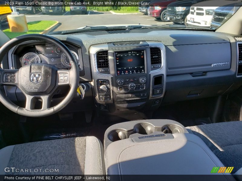 Bright White / Black/Diesel Gray 2019 Ram 1500 Classic Big Horn Crew Cab 4x4