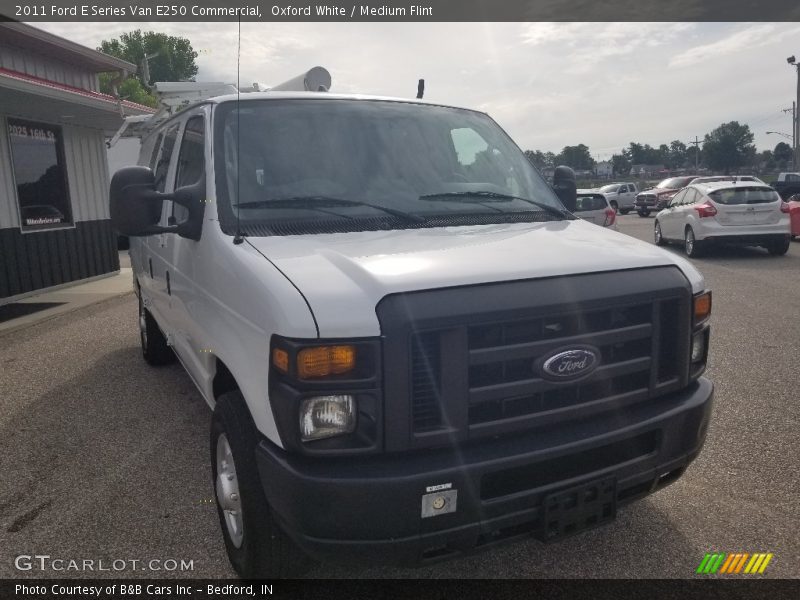 Oxford White / Medium Flint 2011 Ford E Series Van E250 Commercial