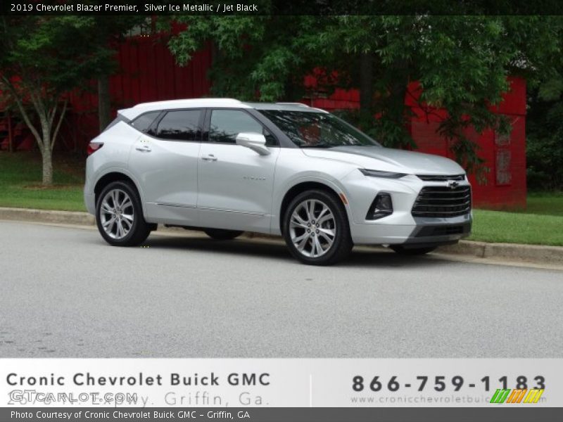Silver Ice Metallic / Jet Black 2019 Chevrolet Blazer Premier