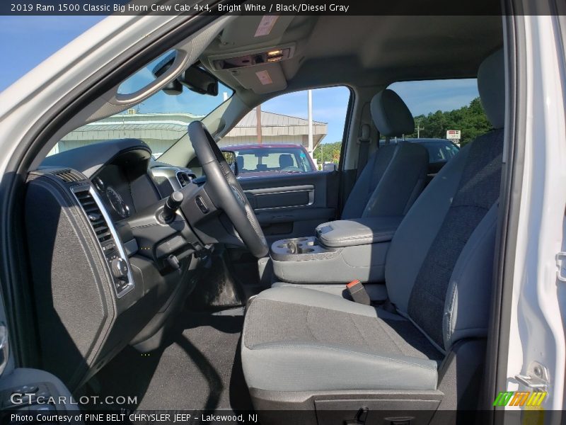 Bright White / Black/Diesel Gray 2019 Ram 1500 Classic Big Horn Crew Cab 4x4