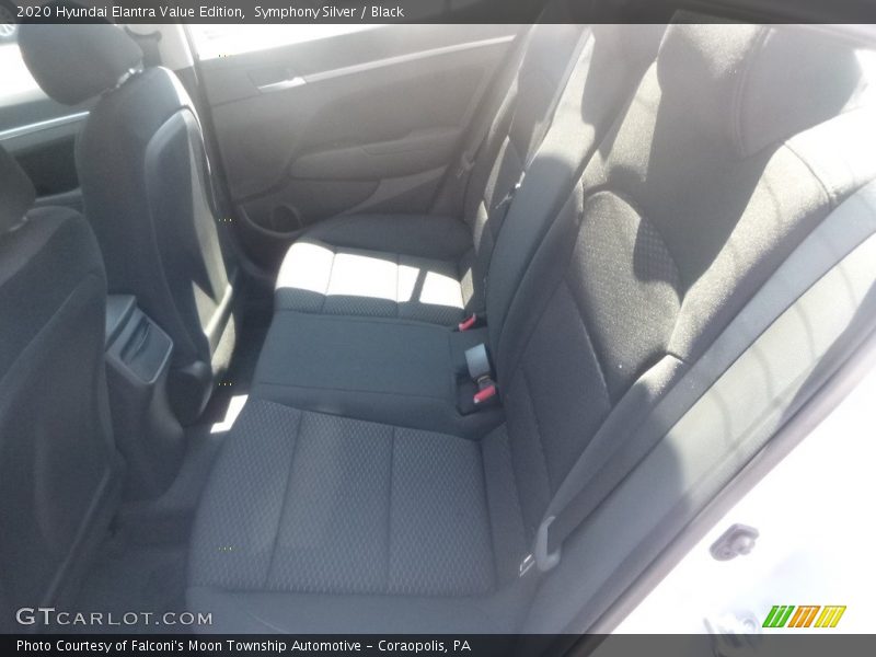 Symphony Silver / Black 2020 Hyundai Elantra Value Edition
