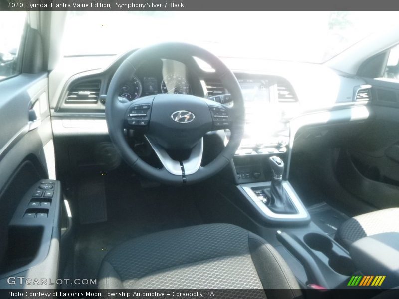 Symphony Silver / Black 2020 Hyundai Elantra Value Edition