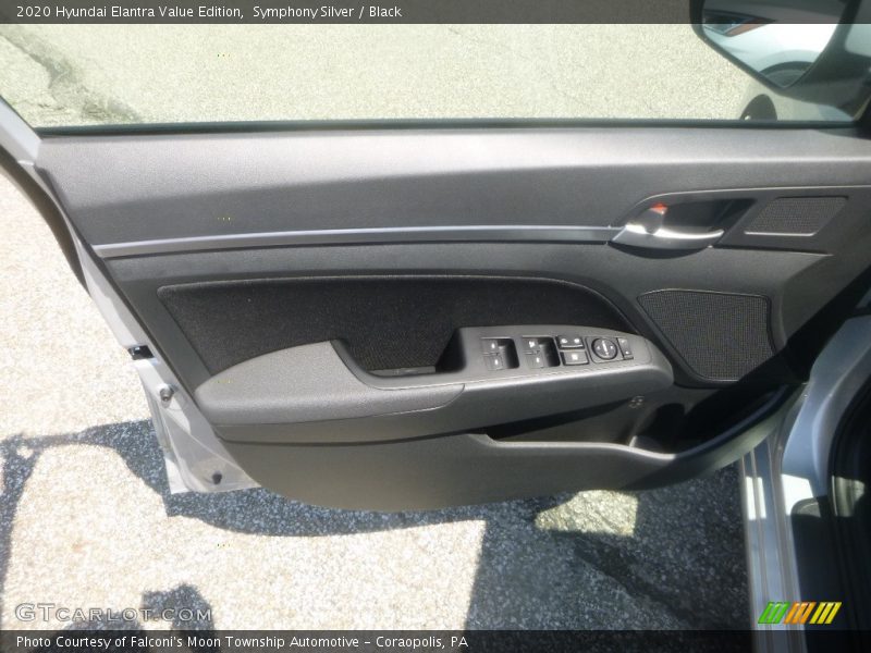 Symphony Silver / Black 2020 Hyundai Elantra Value Edition