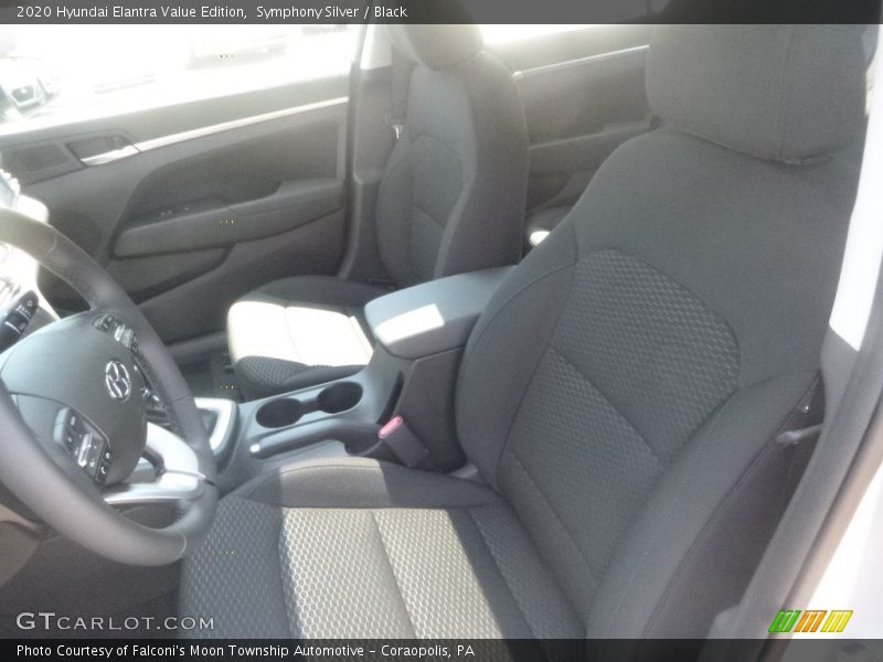 Symphony Silver / Black 2020 Hyundai Elantra Value Edition