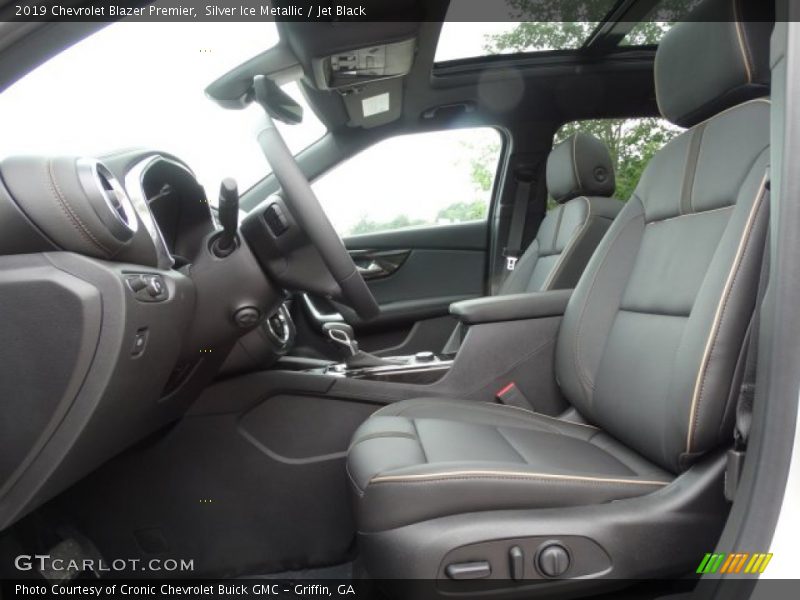 Front Seat of 2019 Blazer Premier