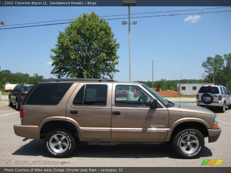 Sandalwood Metallic / Beige 2002 Chevrolet Blazer LS