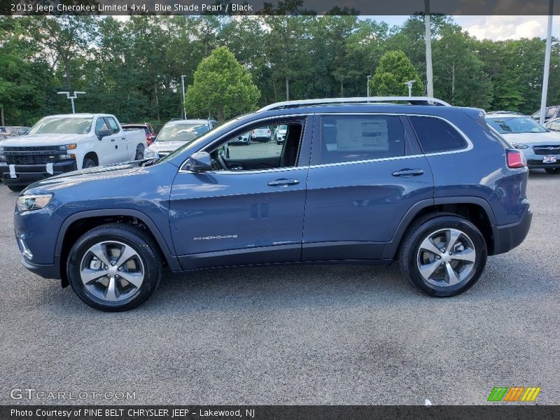 Blue Shade Pearl / Black 2019 Jeep Cherokee Limited 4x4