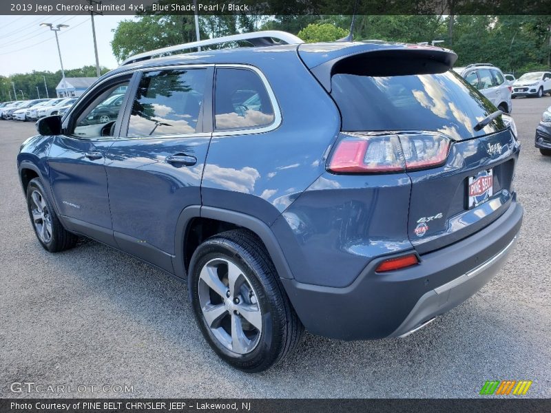 Blue Shade Pearl / Black 2019 Jeep Cherokee Limited 4x4