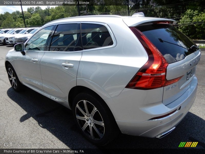 Bright Silver Metallic / Blonde 2020 Volvo XC60 T6 AWD