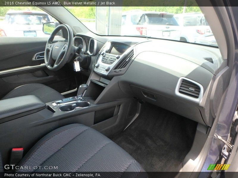 Blue Velvet Metallic / Jet Black 2016 Chevrolet Equinox LS AWD