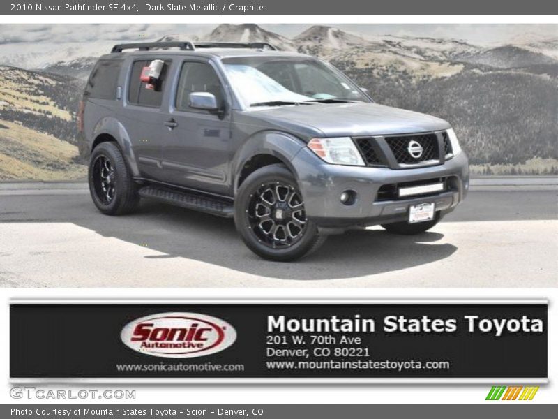 Dark Slate Metallic / Graphite 2010 Nissan Pathfinder SE 4x4