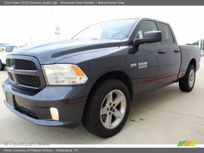 Maximum Steel Metallic / Black/Diesel Gray 2014 Ram 1500 Express Quad Cab