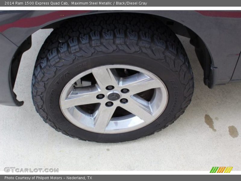 Maximum Steel Metallic / Black/Diesel Gray 2014 Ram 1500 Express Quad Cab