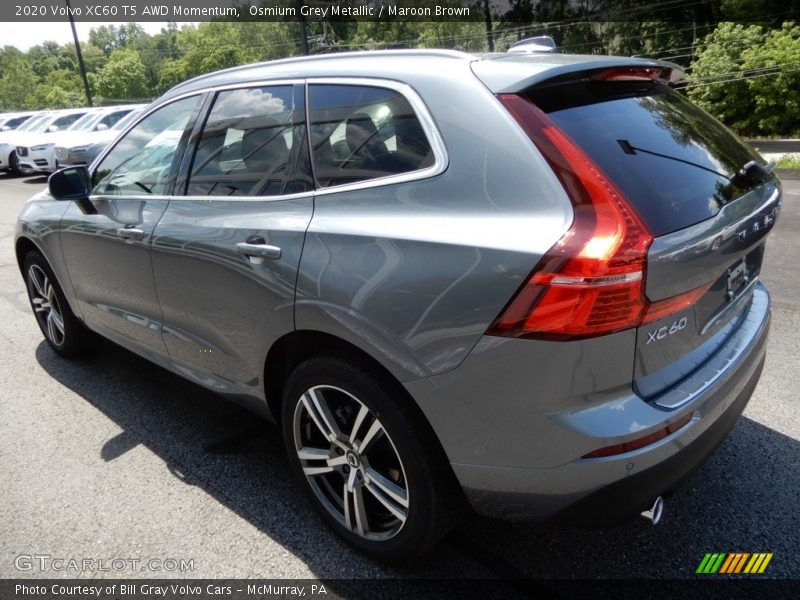 Osmium Grey Metallic / Maroon Brown 2020 Volvo XC60 T5 AWD Momentum