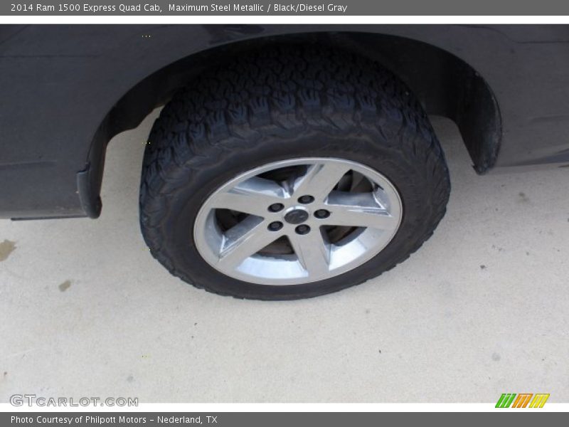 Maximum Steel Metallic / Black/Diesel Gray 2014 Ram 1500 Express Quad Cab