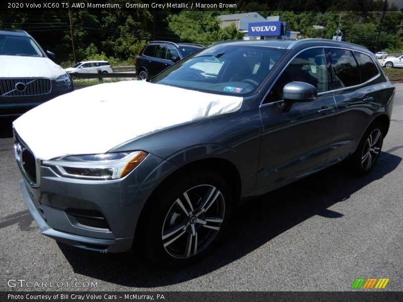 Osmium Grey Metallic / Maroon Brown 2020 Volvo XC60 T5 AWD Momentum