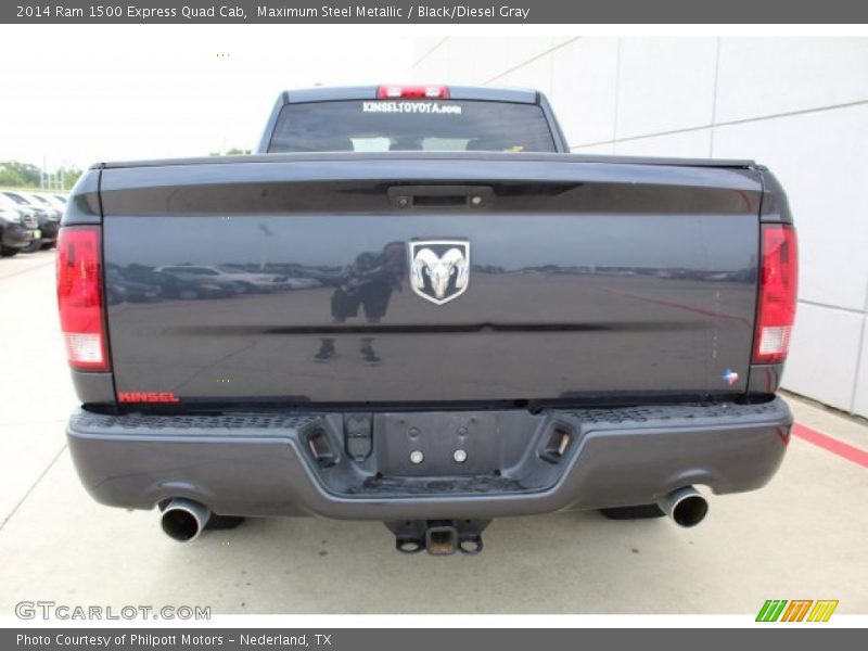 Maximum Steel Metallic / Black/Diesel Gray 2014 Ram 1500 Express Quad Cab