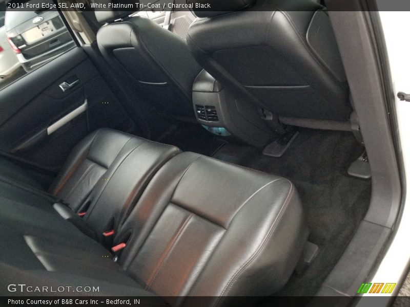 White Platinum Tri-Coat / Charcoal Black 2011 Ford Edge SEL AWD