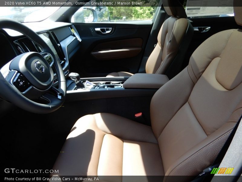 Osmium Grey Metallic / Maroon Brown 2020 Volvo XC60 T5 AWD Momentum