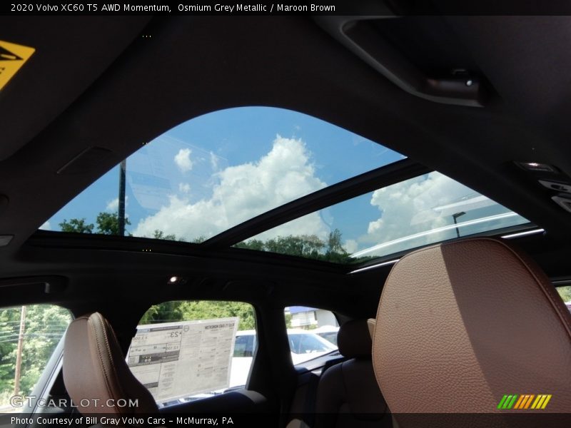 Osmium Grey Metallic / Maroon Brown 2020 Volvo XC60 T5 AWD Momentum