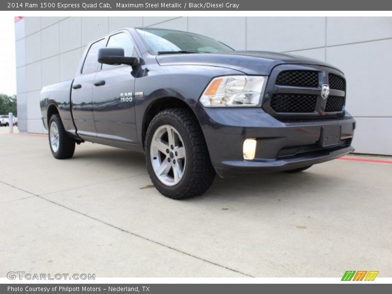 Maximum Steel Metallic / Black/Diesel Gray 2014 Ram 1500 Express Quad Cab