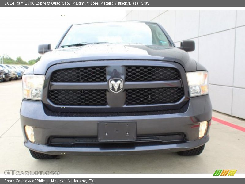 Maximum Steel Metallic / Black/Diesel Gray 2014 Ram 1500 Express Quad Cab