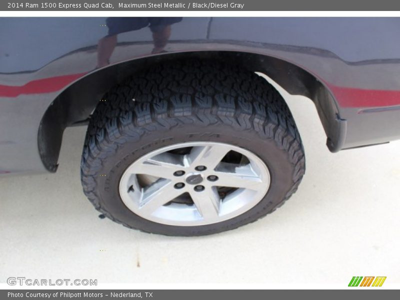 Maximum Steel Metallic / Black/Diesel Gray 2014 Ram 1500 Express Quad Cab
