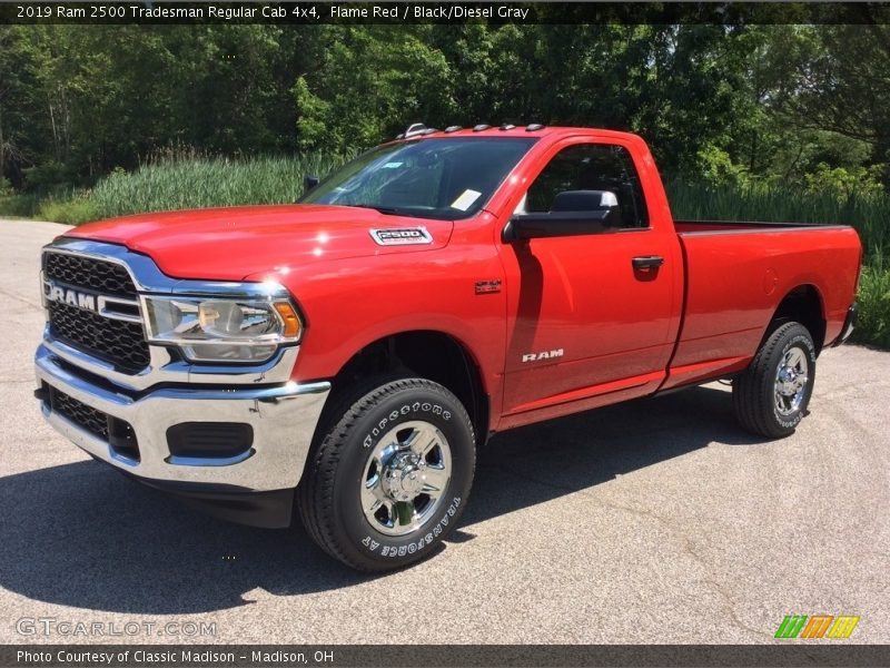 Flame Red / Black/Diesel Gray 2019 Ram 2500 Tradesman Regular Cab 4x4