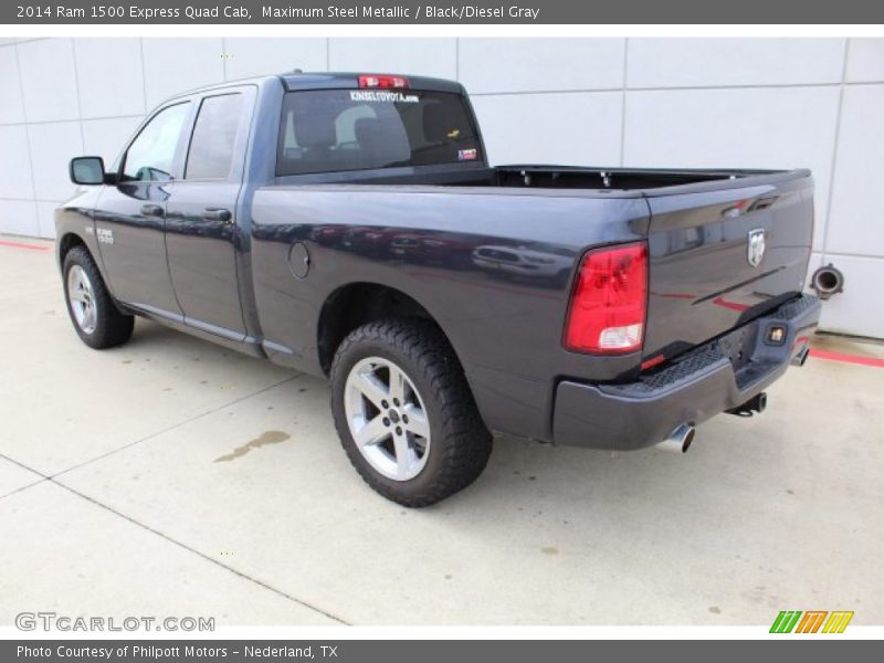 Maximum Steel Metallic / Black/Diesel Gray 2014 Ram 1500 Express Quad Cab