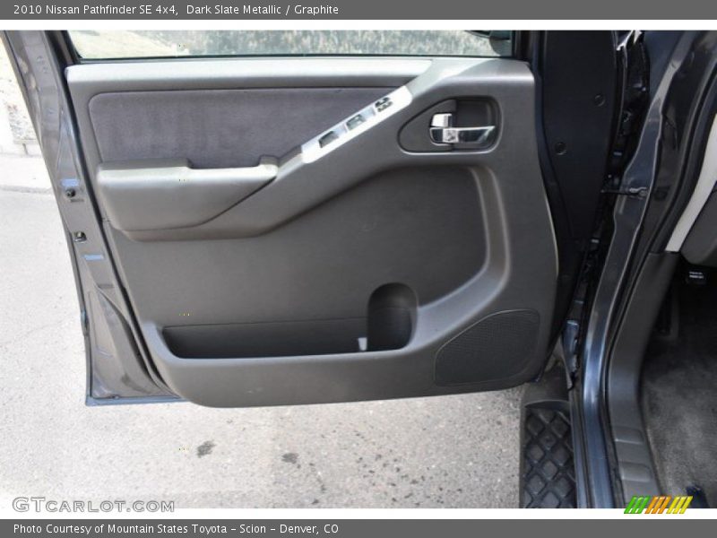 Dark Slate Metallic / Graphite 2010 Nissan Pathfinder SE 4x4