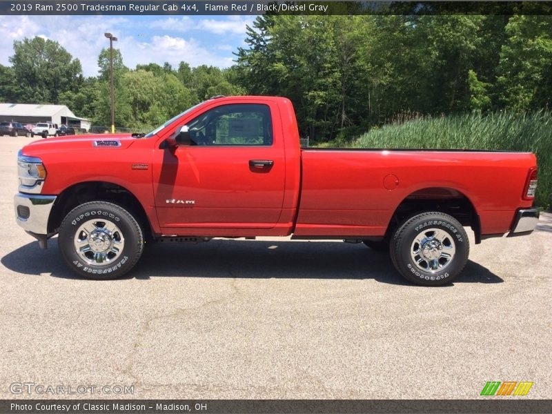 Flame Red / Black/Diesel Gray 2019 Ram 2500 Tradesman Regular Cab 4x4