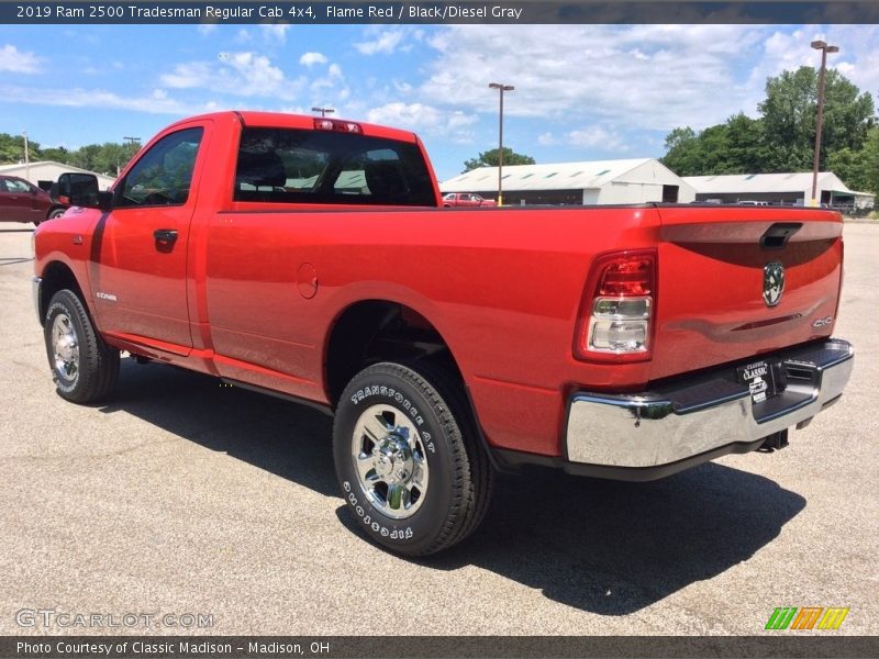 Flame Red / Black/Diesel Gray 2019 Ram 2500 Tradesman Regular Cab 4x4