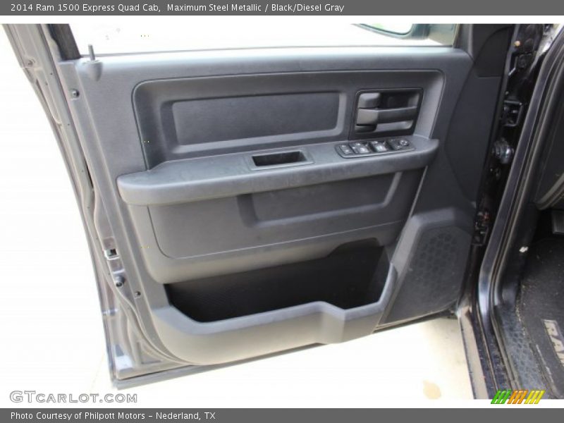 Maximum Steel Metallic / Black/Diesel Gray 2014 Ram 1500 Express Quad Cab