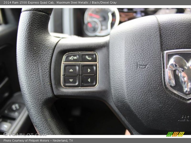 Maximum Steel Metallic / Black/Diesel Gray 2014 Ram 1500 Express Quad Cab