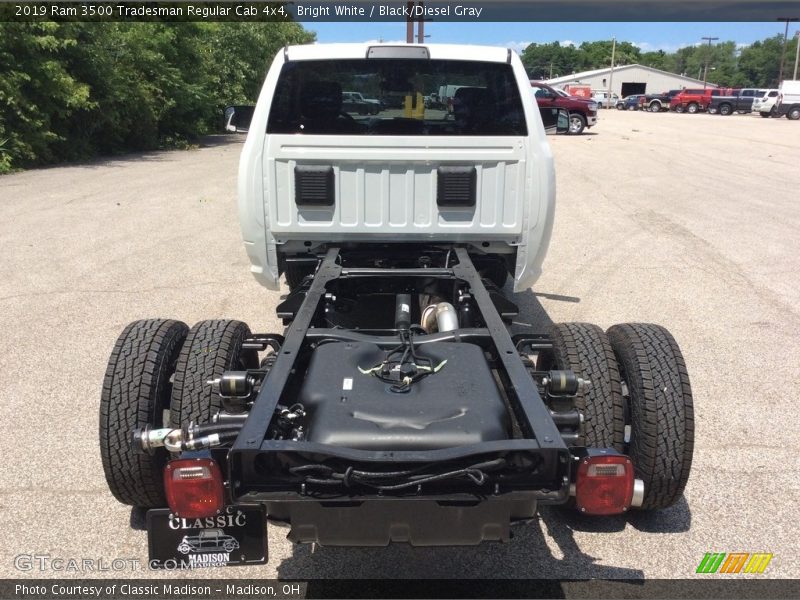 Bright White / Black/Diesel Gray 2019 Ram 3500 Tradesman Regular Cab 4x4