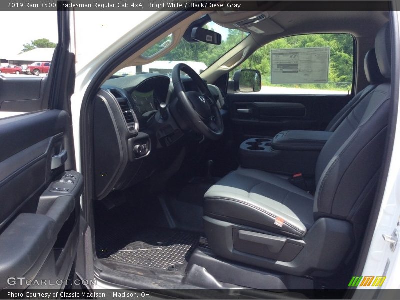 Bright White / Black/Diesel Gray 2019 Ram 3500 Tradesman Regular Cab 4x4