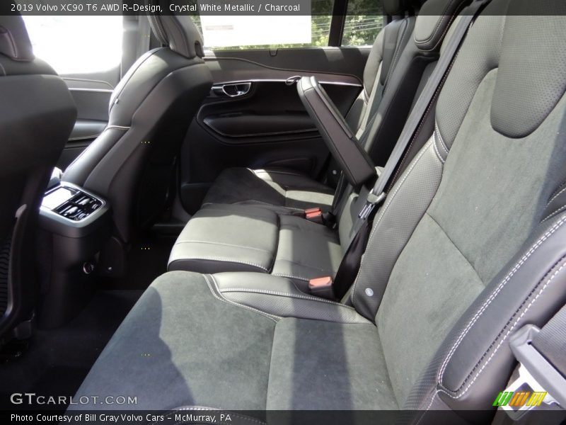 Crystal White Metallic / Charcoal 2019 Volvo XC90 T6 AWD R-Design