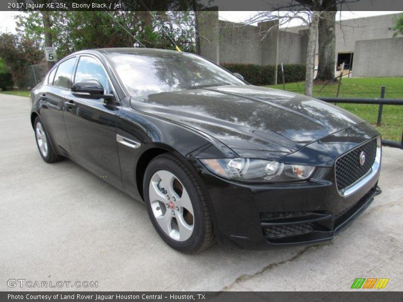 Ebony Black / Jet 2017 Jaguar XE 25t