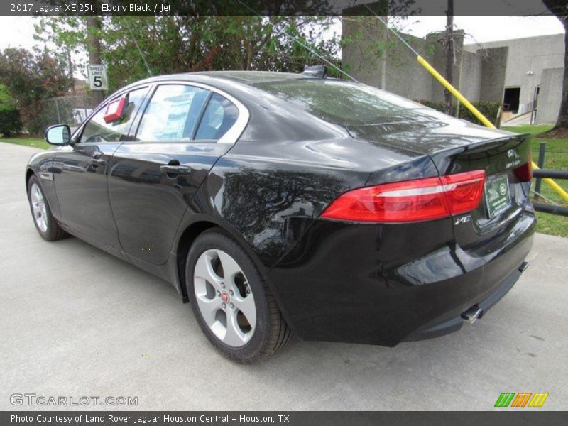 Ebony Black / Jet 2017 Jaguar XE 25t
