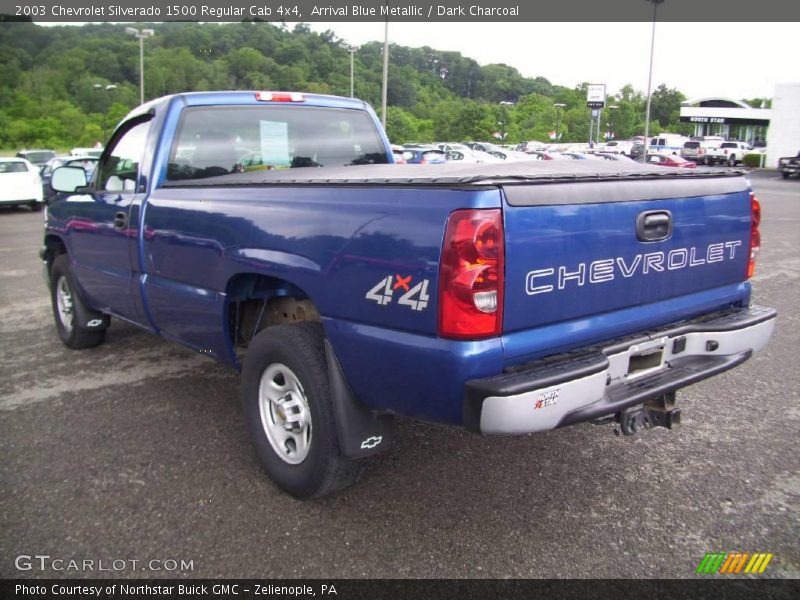 Arrival Blue Metallic / Dark Charcoal 2003 Chevrolet Silverado 1500 Regular Cab 4x4