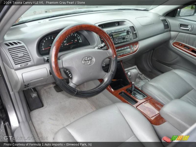 Phantom Gray Pearl / Stone 2004 Toyota Camry XLE V6