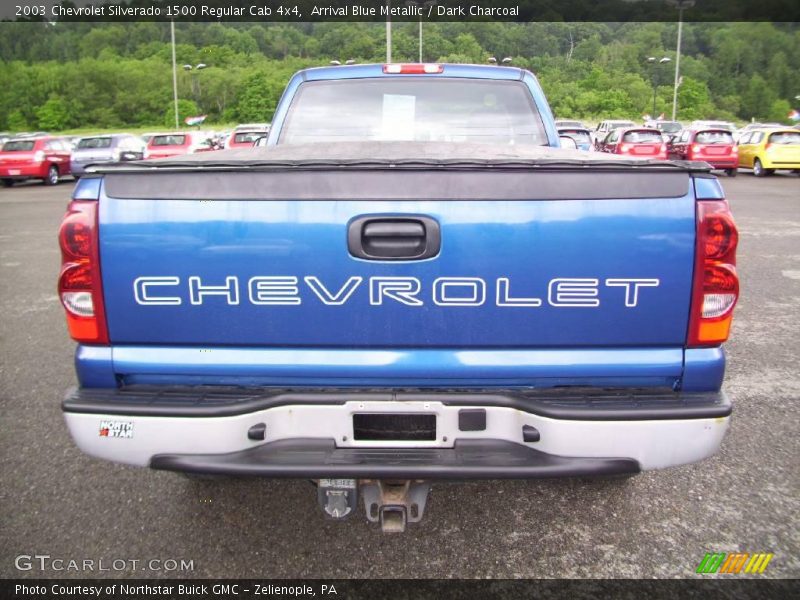 Arrival Blue Metallic / Dark Charcoal 2003 Chevrolet Silverado 1500 Regular Cab 4x4