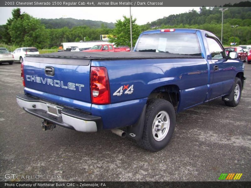 Arrival Blue Metallic / Dark Charcoal 2003 Chevrolet Silverado 1500 Regular Cab 4x4