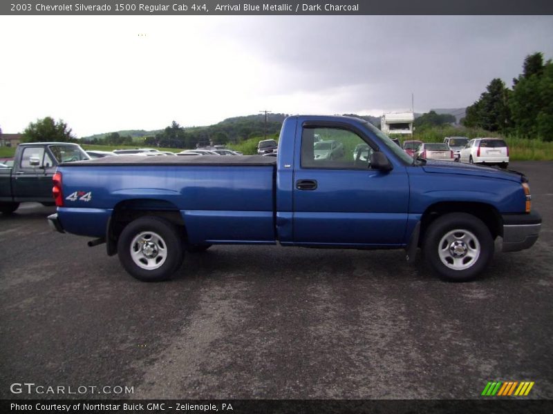 Arrival Blue Metallic / Dark Charcoal 2003 Chevrolet Silverado 1500 Regular Cab 4x4