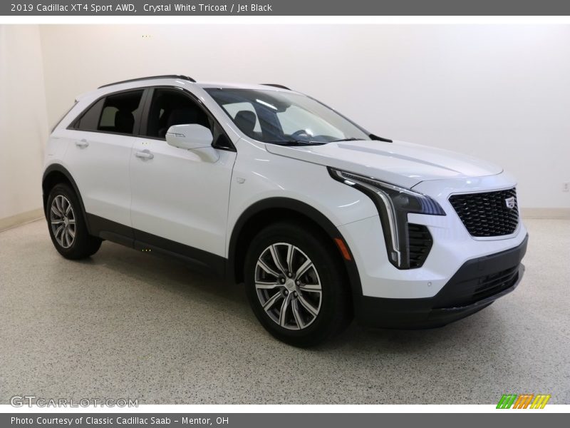 Crystal White Tricoat / Jet Black 2019 Cadillac XT4 Sport AWD