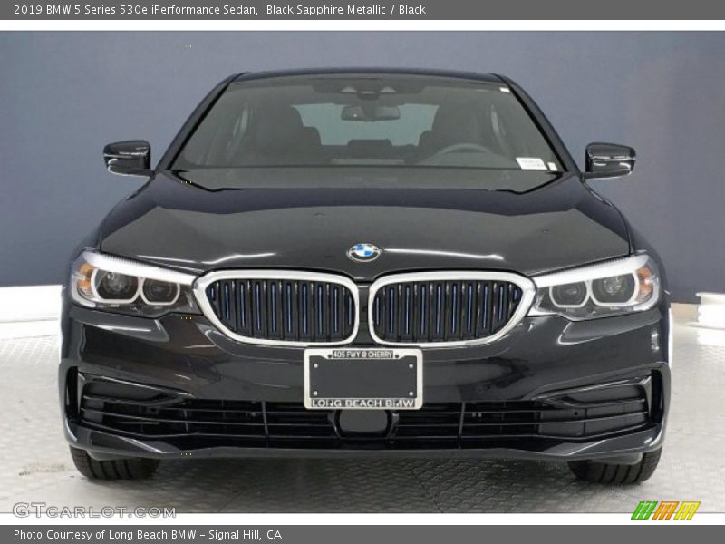 Black Sapphire Metallic / Black 2019 BMW 5 Series 530e iPerformance Sedan