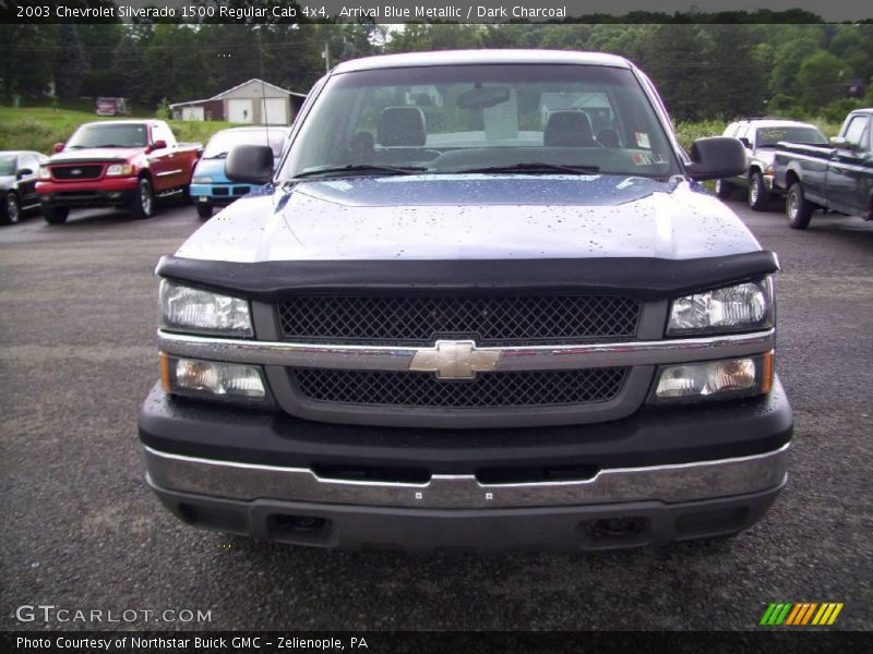 Arrival Blue Metallic / Dark Charcoal 2003 Chevrolet Silverado 1500 Regular Cab 4x4