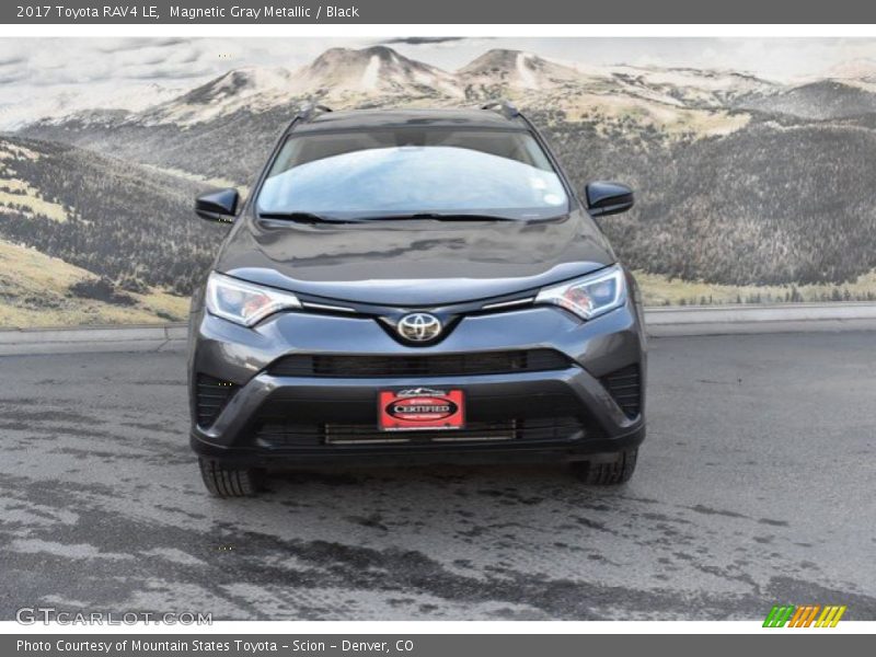 Magnetic Gray Metallic / Black 2017 Toyota RAV4 LE