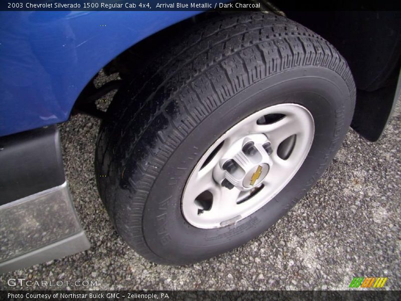 Arrival Blue Metallic / Dark Charcoal 2003 Chevrolet Silverado 1500 Regular Cab 4x4