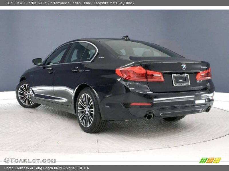 Black Sapphire Metallic / Black 2019 BMW 5 Series 530e iPerformance Sedan